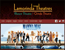 Tablet Screenshot of lamorindatheatres.com